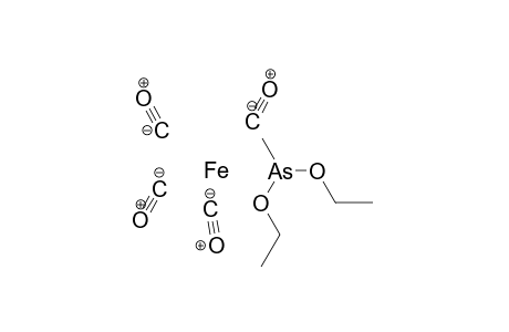 Iron diethoxy(methyl)arsane tetracarbonyl