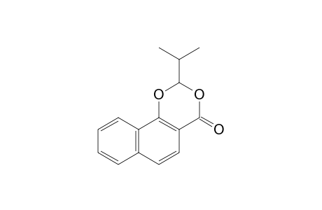 2-Isopropyl 4-oxo-[1,3-a]-naphthodioxane