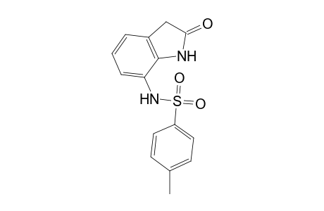 4-Methyl-N-(2-oxidanylidene-1,3-dihydroindol-7-yl)benzenesulfonamide