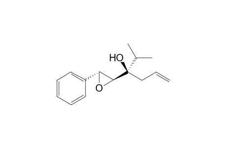 (3R*)-2-methyl-3-[(2S*,3R*)-3-phenyloxiran-2-yl]hex-5-en-3-ol