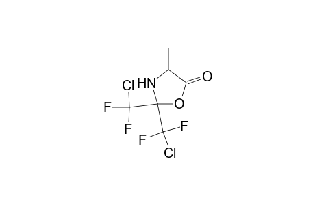 2,2-bis[chloranyl-bis(fluoranyl)methyl]-4-methyl-1,3-oxazolidin-5-one