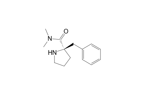 2-Pyrrolidinecarboxamide, N,N-dimethyl-2-(phenylmethyl)-, (R)-
