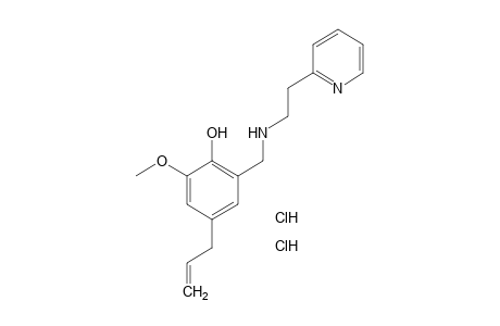 4-ALLYL-6-METHOXY-alpha-{[2-(2-PYRIDYL)ETHYL]AMINO}-o-CRESOL, DIHYDROCHLORIDE