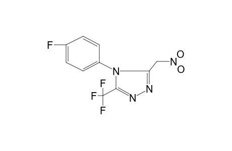 4-(p-FLUOROPHENYL)-3-(NITROMETHYL)-5-(TRIFLUOROMETHYL)-4H-1,2,4-TRIAZOLE