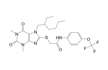 acetamide, 2-[[7-(2-ethylhexyl)-2,3,6,7-tetrahydro-1,3-dimethyl-2,6-dioxo-1H-purin-8-yl]thio]-N-[4-(trifluoromethoxy)phenyl]-