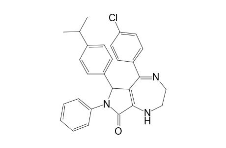 5-(4-Chlorophenyl)-6-(4-isopropylphenyl)-7-phenyl-1,2,3,6-tetrahydropyrrolo[3,4-e][1,4]diazepin-8-one