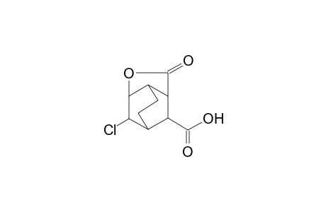 2-chloro-5-oxo-4-oxatricyclo[4.3.1.0~3,7~]decane-10-carboxylic acid