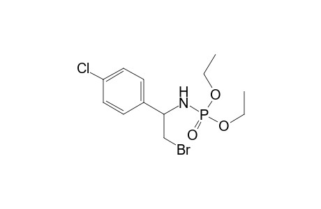 diethyl N-[2-bromo-1-(4-chlorophenyl)ethyl]-phosphoramidate