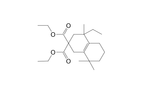 Diethyl 4-ethyl-4,8,8-trimethyl-1,2,3,4,5,6,7,8-octahydronaphthalene-2,2-dicarboxylate