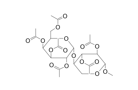 METHYL 2,3-DI-O-ACETYL-4-O-(2,3,4,6-TETRA-O-ACETYL-ALPHA-D-GALACTOPYRANOSYL)-BETA-D-XYLOPYRANOSIDE