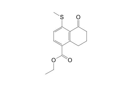 1-keto-8-(methylthio)tetralin-5-carboxylic acid ethyl ester