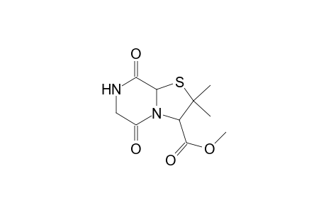 2,2-Dimethyl-5,8-dioxo-3,6,7,8a-tetrahydrothiazolo[3,2-a]pyrazine-3-carboxylic acid methyl ester