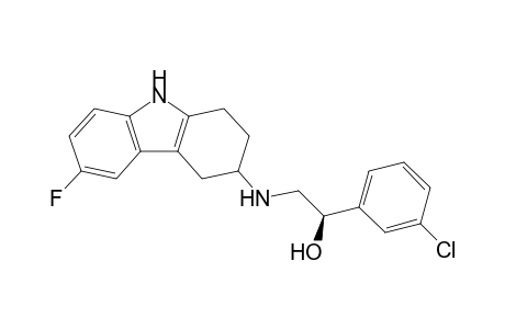 (R)-1-(3-Chlorophenyl)-2-(6-fluoro-2,3,4,9-tetrahydro-1H-carbazol-3-ylamino)ethanol