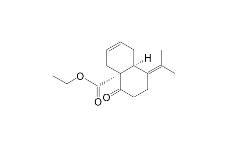 4a(2H)-Naphthalenecarboxylic acid, 1,3,4,5,8,8a-hexahydro-1-(1-methylethylidene)-4-oxo-, ethyl ester, (4aR-cis)-