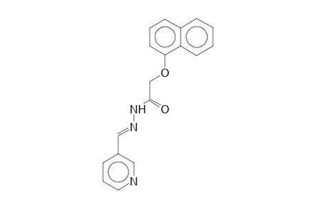 2-(1-Naphthyloxy)-N'-[(E)-3-pyridinylmethylidene]acetohydrazide