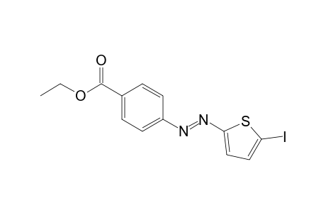 Ethyl 4-[(E)-(5-iodo-2-thienyl)diazenyl]benzoate