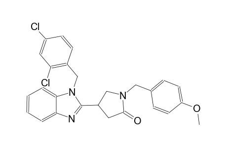 2-pyrrolidinone, 4-[1-[(2,4-dichlorophenyl)methyl]-1H-benzimidazol-2-yl]-1-[(4-methoxyphenyl)methyl]-