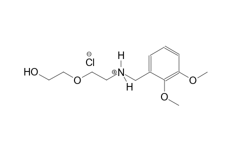 N-(2,3-dimethoxybenzyl)-2-(2-hydroxyethoxy)ethanaminium chloride