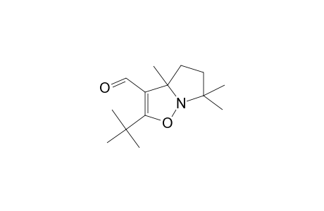 2-tert-Butyl-3a,6,6-trimethyl-4,5-dihydropyrrolo[1,2-b]isoxazole-3-carbaldehyde