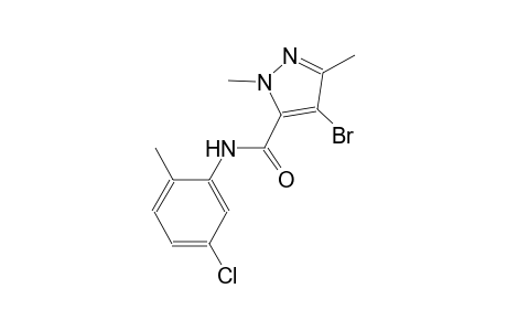 4-bromo-N-(5-chloro-2-methylphenyl)-1,3-dimethyl-1H-pyrazole-5-carboxamide