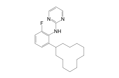 N-(2-Cyclododecyl-6-fluorophenyl)pyrimidin-2-amine