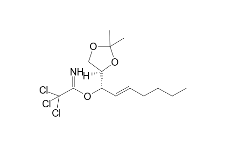 O-[(E)-(1S,4'R)-1-(2,2-Dimethyl-1,3-dioxolane-4-yl)hept-2-en-1-yl 2,2,2-trichloroacetimidate