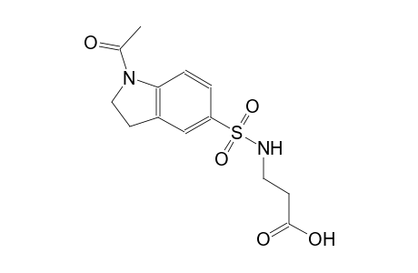 N-[(1-acetyl-2,3-dihydro-1H-indol-5-yl)sulfonyl]-beta-alanine