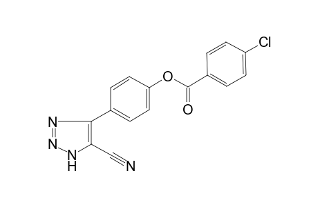 Benzoic acid, 4-chloro-, 4-(5-cyano-1H-1,2,3-triazol-4-yl)phenyl ester
