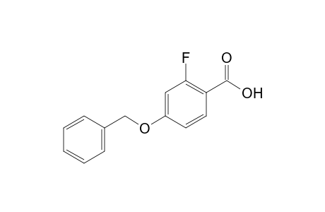 4-Benzyloxy-2-fluorobenzoic acid