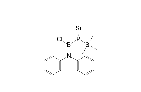 [bis(Trimethylsilyl)phosphanyl] (diphenylamino)boron chloride