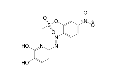 2,3-Pyridinediol, 6-[2-[2-[(methylsulfonyl)oxy]-4-nitrophenyl]diazenyl]-