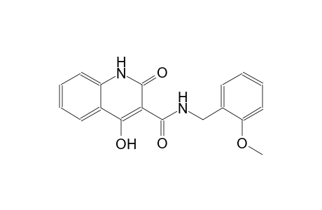 4-hydroxy-N-(2-methoxybenzyl)-2-oxo-1,2-dihydro-3-quinolinecarboxamide