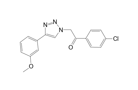 1-(4-Chlorophenyl)-2-(4-(3-methoxyphenyl)-1H-1,2,3-triazol-1-yl)ethanone