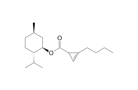 (1R,2S,5R)-Menthyl 2-(n-butyl)cycloprop-2-en-1-carboxylate