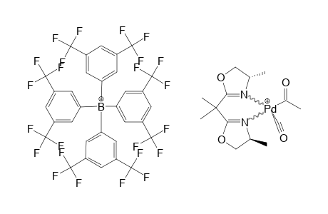 [(2,2-BIS-[2-[4-(S)-METHYL-1,3-OXAZOLINYL]]-PROPANE)-PD-(C(O)CH3)(CO)](+)-[BAR'4](-)
