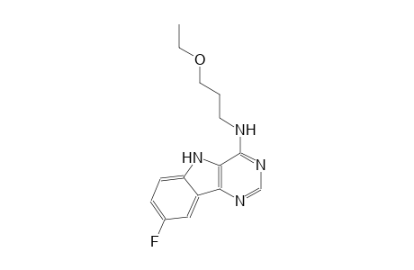 N-(3-ethoxypropyl)-8-fluoro-5H-pyrimido[5,4-b]indol-4-amine