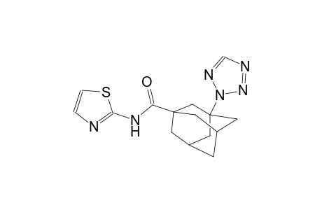 3-(2H-tetraazol-2-yl)-N-(1,3-thiazol-2-yl)-1-adamantanecarboxamide