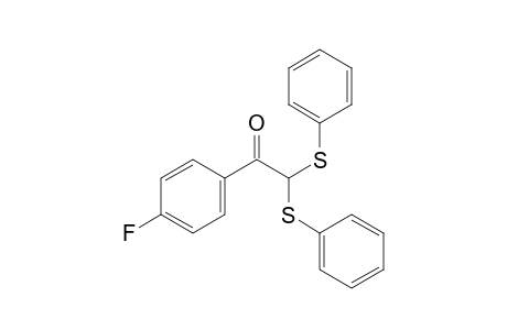 (p-fluorophenyl)glyoxal, 1-(diphenyl mercaptal)