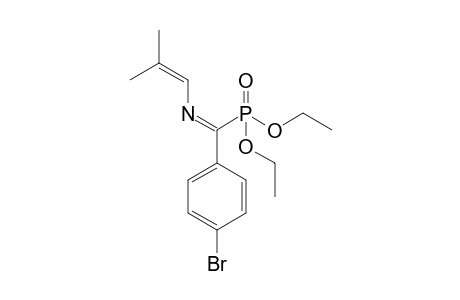 Diethyl (E)-{[(Z)-2-Methylprop-1-enyl]imino}(4-bromophenyl)methylphosphonate