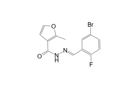 N'-[(E)-(5-bromo-2-fluorophenyl)methylidene]-2-methyl-3-furohydrazide