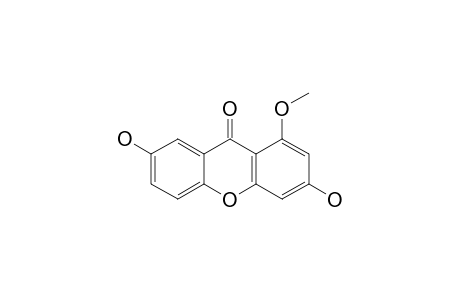 3,7-DIHYDROXY-1-METHOXY-XANTHONE