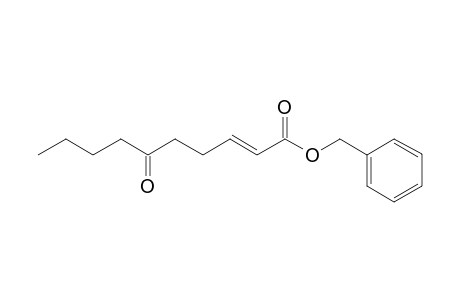 Benzyl (E)-6-oxo-dec-2-enoate