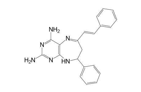6,8-Diamino-2,3-dihydro-2-phenyl-4-styryl-1H-pyrimido[4,5-b]-[1,4]diazepine