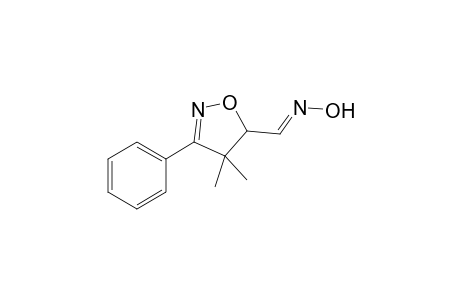 (Z,E)-4,4-dimethyl-3-phenyl-4,5-dihydroisoxazole-5-carbaldehyde oxime