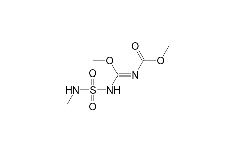 Carbamic acid, [methoxy[[(methyl-amino)sulfonyl]-amino]methylene]-, methyl ester