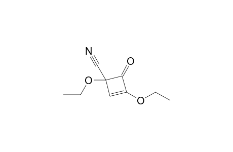 1,3-Diethoxy-4-keto-cyclobut-2-ene-1-carbonitrile