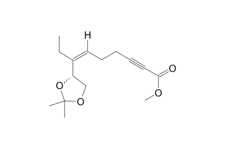 [S-(Z)]-7-(2,2-DIMETHYL-1,3-DIOXOLAN-4-YL)-6-NONEN-2-YNOIC-ACID-METHYLESTER