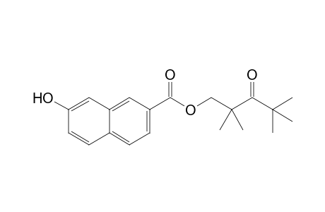 2,2,4,4-Tetramethyl-3-oxopentyl 7-hydroxynaphthalen-2-carboxylate