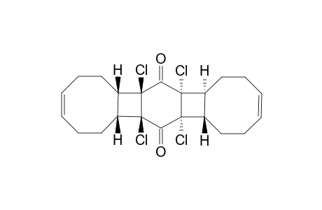 6b,7a,13b,14a-Tetrachloro-1,2,5,6,6a,6b,7a,7b,8,9,12,13,13a,13b,14a,14b-hexadecahydrobenzo-[1 '',2'' :3,4;4'',5'' :3 ',4']dicyclobuta[1,2:1',2']dicyclooctene-7,14-dione