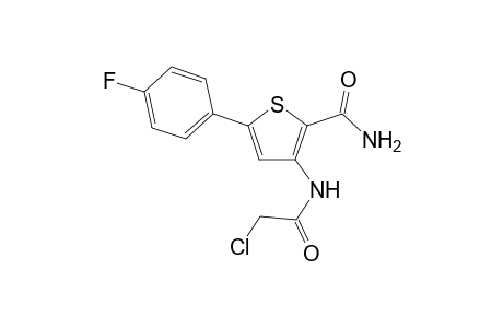 Thiophene-2-carboxamide, 3-chloroacetylamino-5-(4-fluorophenyl)-